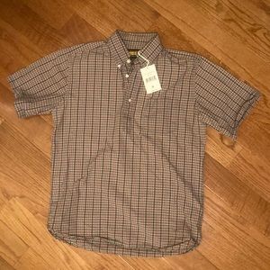 Rugby Ralph Lauren Madras Plaid Short Sleeve Shirt Size S